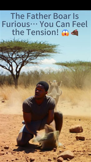 Don’t Touch My Baby! An Angry Boar Charges In 😡🐗💨