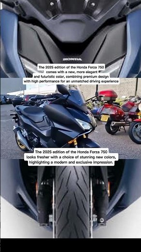 New Scooter 2025 Honda Forza 750 Overview