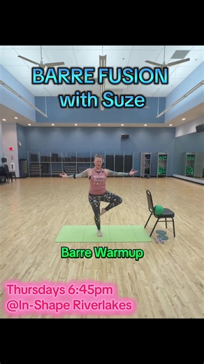 Here’s what a Barre Fusion workout looks like in my class. You can try these workouts at home or join me at the gym Thursdays 6:45-7:45pm at In-Shape on Calloway. Let me know what your favorite routine is! #barre #fyp #inshaperiverlakes #barrefusion #barreinstructor