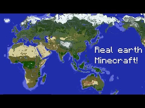 The Minecraft earth server (EarthMC trailer)