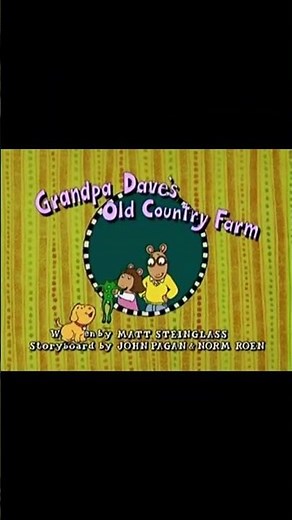 Arthur - Title Cards: Season 1 - Part Two #arthur #shorts