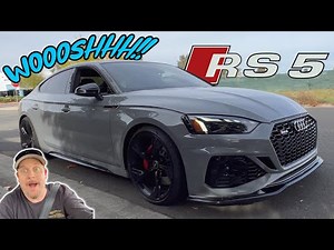 Unleash the turbo sound! Audi RS5 gets a full 034Motorsport carbon fiber intake system!
