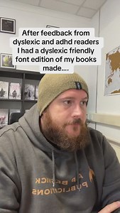 2.9K views · 421 reactions | I had a dyslexic friendly font added to my books to try and make my books more accessible to readers  | A.P Beswick | Facebook