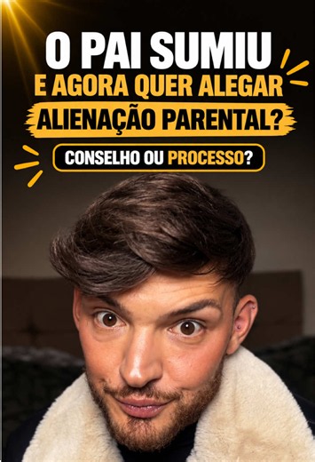 O pai sumiu, não manteve uma convivência frequente com a criança e agora que resolveu aparecer… quer alegar alienação parental contra a mãe. 🤡⚖️ Mas fica a pergunta: é alienação parental ou consequência da própria ausência? 👀 Porque antes de acusar alguém de impedir a convivência, talvez seja importante explicar onde você esteve esse tempo todo, né? ☕️😂 Conselho ou processo? #direitodefamilia #alienacaoparental #paiausente #maternidade #paternidade