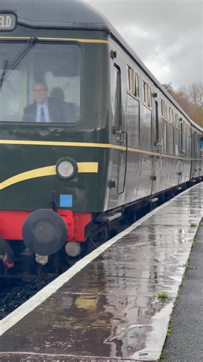 Class 105 diesel multiple unit coupled with Iris the Railcar, Derby Lightweight. Seen leaving Rawtenstall station on the way back to Bury Bolton Street on the East Lancashire Railway. #trains #diesellocomotive #britishrailways #railways #trainspotting #heritagerailway #DMU #iristherailcar | Adrian Watson