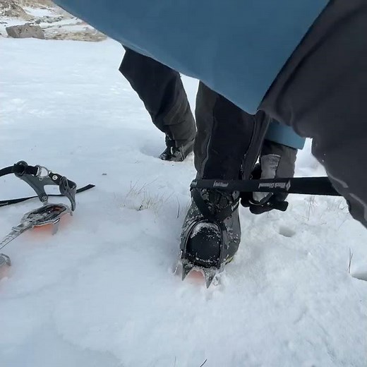 How to Put on Crampons (Winter Hill Walking Skills) - Ocean Vertical Tech Tuesday
