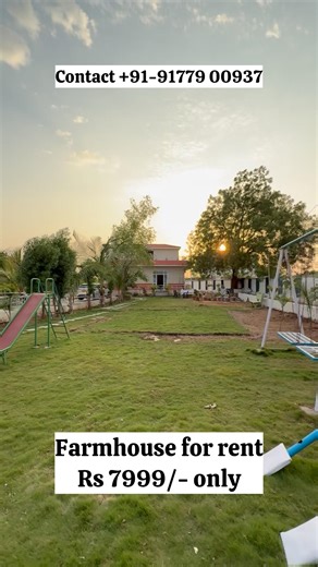 Farmhouse for rent just in Rs 7999/-