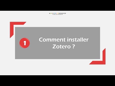 Comment installer Zotero ?