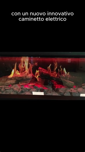 🔥Climacalor presenta il nuovo caminetto elettrico olografico evoluto con aquario e bosco!!! #polpini