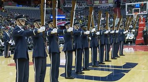332K views · 4.5K shares | Your Air Force Honor Guard Drill Team showcased their talents at the Wizards vs Hornets game recently. Check out the video below and drop a comment and tell us what you liked about the demonstration. Feel free to tag someone you recognize in this video and spread the love. #AmericasAirmen Washington Wizards Charlotte Hornets United States Air Force US Air Force Honor Guard | Joint Base Andrews | Facebook