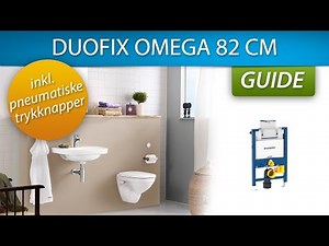 Installation af Duofix Omega 82 cm | Indbygningscisterne