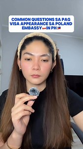 117K views · 2.2K reactions | Common questions sa pag VA in Poland EmbassyPh #poland #visa #question #ForInfo #fypシ゚ | Poland with Jessi | Facebook