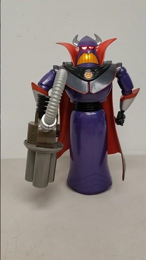Pixar Disney Store Emperor Zurg Toy Story Action Figure Lights Up Talking 14.5"