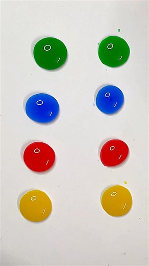 Fun Water Drops 😄 #mix #colormixingmagic #shortsviral #colourfill