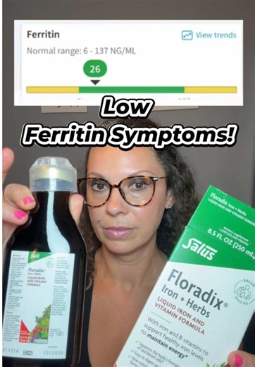 Floradix Iron & Herbs - Liquid Herbal Supplement for Energy Support - Iron Supplement with Vitamin C & Vitamin B Complex - for Men & Women. #ad #ferritin #lowiron #anemia #anemic