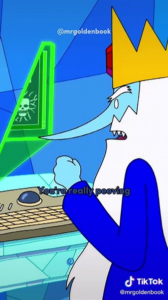 Go stand in the corner! #adventuretime #iceking #gunter