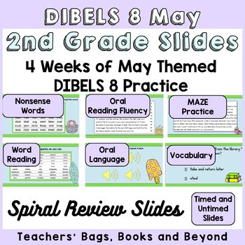 2nd Grade DIBELS Practice Slides May Summer NWF WRF ORF MAZE Vocab Oral Language