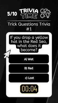 🤯 Trick Questions Quiz. Can You Beat These Mind Tricks? 🤯Fun Trivia Shorts.