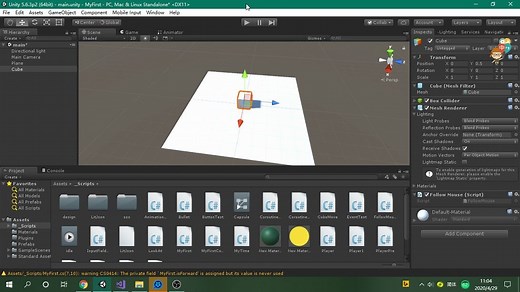 【unity】 射线检测，鼠标点哪移动到哪