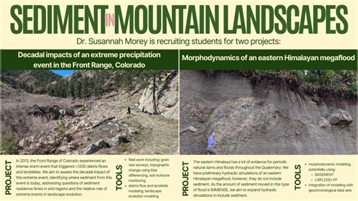 Dr. Susannah Morey is Recruiting Students for Two Projects