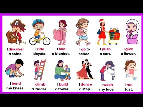 100 Advance Action Verbs English Sentence | Vocabulary With Sentences | Learn Easy Daily Practice.