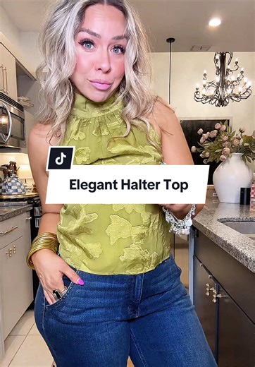 Effortless Chic with the Elegant Halter Top