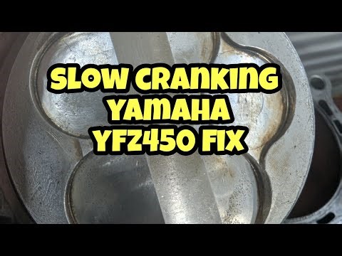 Slow cranking YFZ450 fix