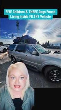 FIVE children & THREE dogs were found living inside a filthy vehicle! #nataliegebron #corleonelewis