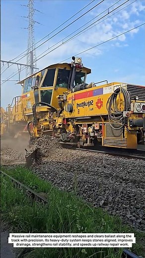 Powerful Rail Ballast Renewal Machine