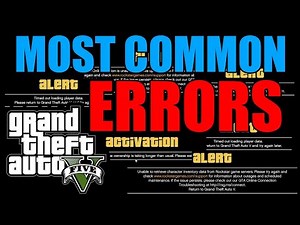 GTA 5 - MOST COMMON ERRORS - CAN'T LAUNCH GTA V / WONT START **DON'T WORRY** 2020