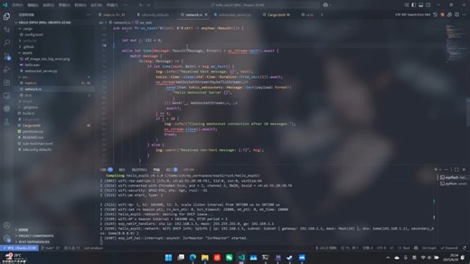 使用 ESP32 RUST SDK 实现 websocket | Rust Embeded OpenCamp 训练营
