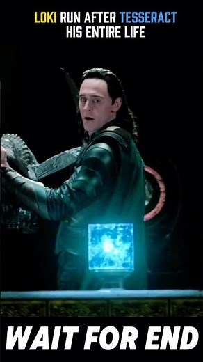 Loki Run After Tesseract #marvel #mcu #loki #lokiseries #tesseract #tva #infinitystones