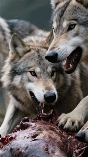 Dire Wolves: The Ultimate Pack Hunters of the Ice Age Wilderness #shorts