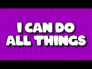 I Can Do All Things | Singin' Praise Kids | Song Tracks | WorshipHouse Kids