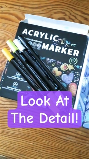 My First-Time Try With Acrylic Markers - I'm Blown Away!