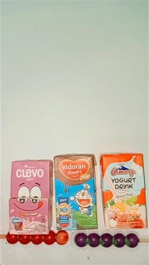 Guess the packaged snacks - clevo, yogurt, vidoran