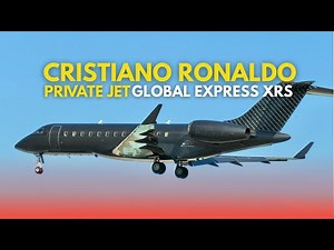 Cristiano Ronaldo Private JET Global Express XRS (LX-GOL) Landing at Lisbon Airport!