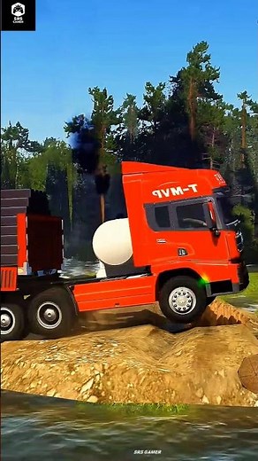 🔥 Extreme Mud Road! Truck Stuck in Deep Mud | MudRunner Gameplay! #mudrunner #shorts
