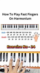 48K views · 581 reactions | How to play fast fingers on harmonium - Exercise #24 #harmoniumguru | Harmonium Guru | Facebook