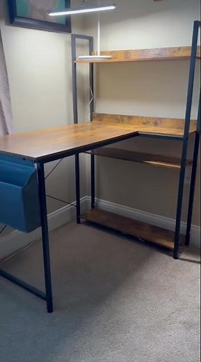 Functional and Easy to Assemble - Quick Look - 40 Inch L Shaped Computer Desk - by Grandder