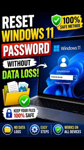 🚀 Forgot Windows 11 Password? Reset It Without Losing Your Files! (2026 Guide)