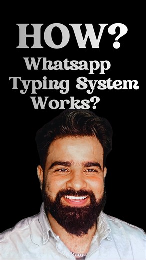Himanshu Malhotra on Instagram: "WhatsApp Typing System #react #webdevelopment #coding #whatsapp Ever noticed how WhatsApp shows “typing…” instantly? No refresh. No delay. In this video, we break down: How WhatsApp creates a persistent real-time connection Why it sends typing events instead of messages Why the server does no database writes How event-driven architecture makes everything fast Perfect for developers and system design learners."