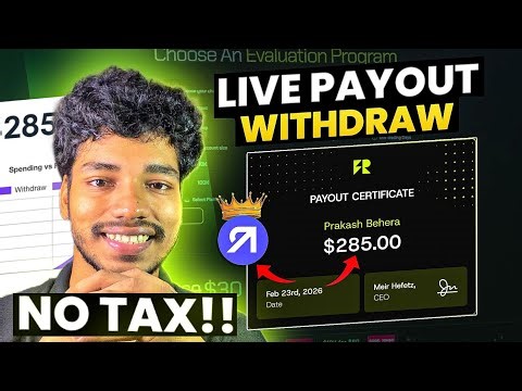 285$ Live Payout From A Prop Frim - Rise Payout Withdrawal Explain