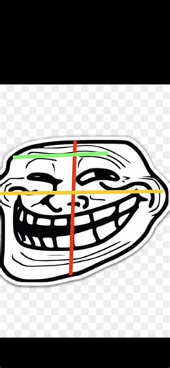 how to draw troll face step by step😎