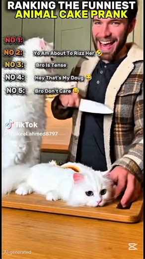 Ranking The Funniest Animal Cake Prank