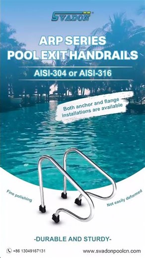 Svadon ARP Series Pool Handrail
