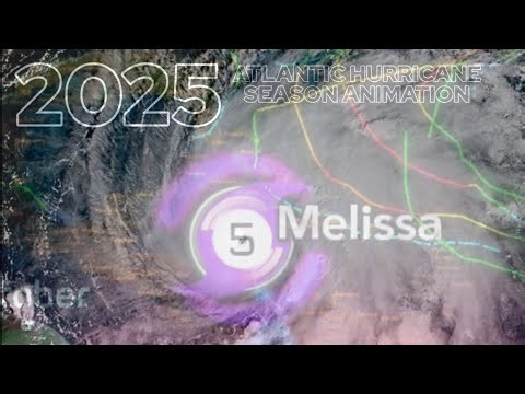 2025 Atlantic Hurricane Season Animation
