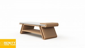 Parametric Bench - ENKI / Wooden Furniture / Digital Files for CNC Cutting Machines & Installation Guide - Etsy