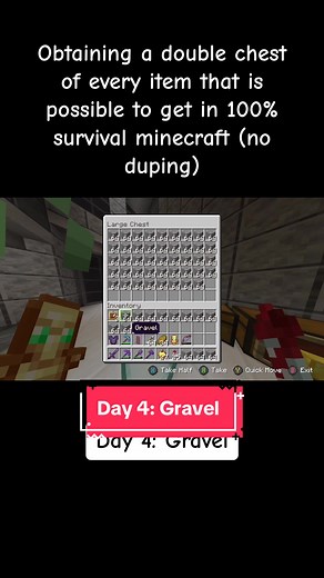Day 4: Gravel… #minecraft