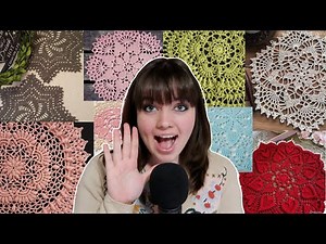 50 easy DOILY crochet ideas with patterns (beginner crochet)